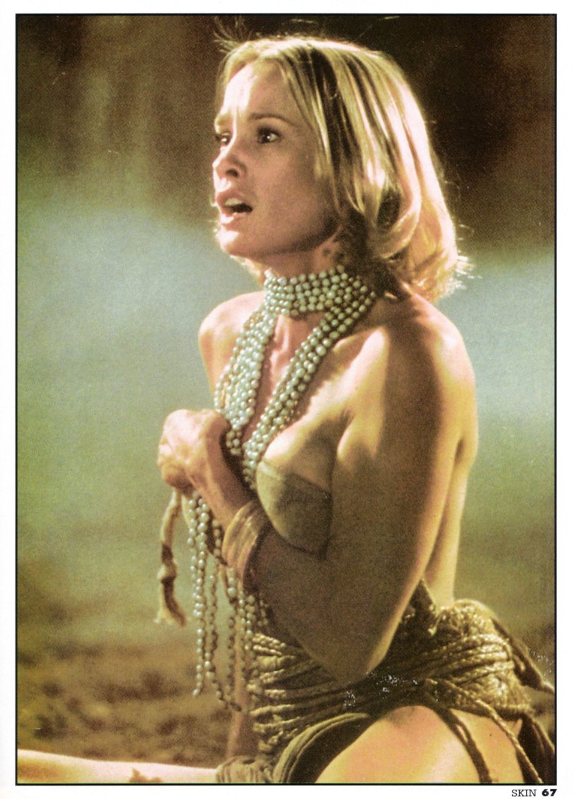 Jessica Lang in a swimsuit