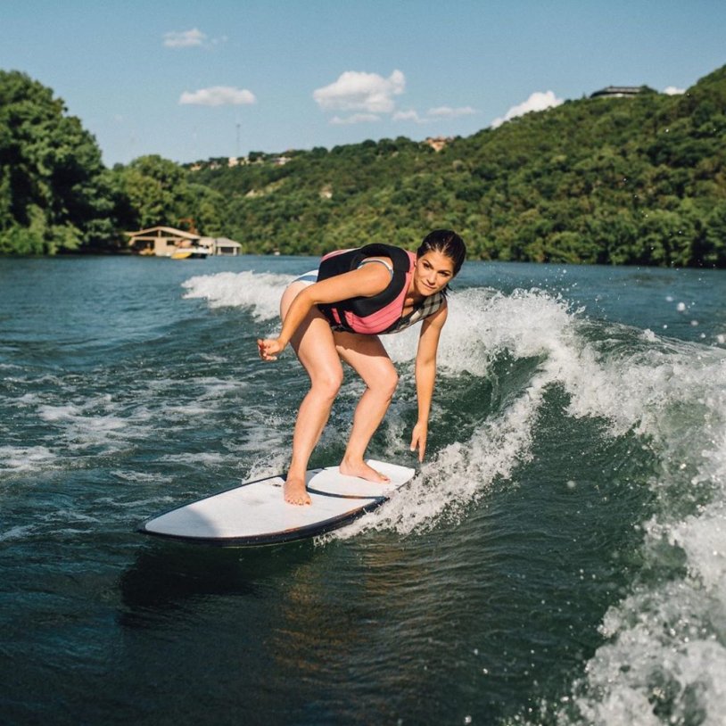 Genevieve Padalecki in a swimsuit