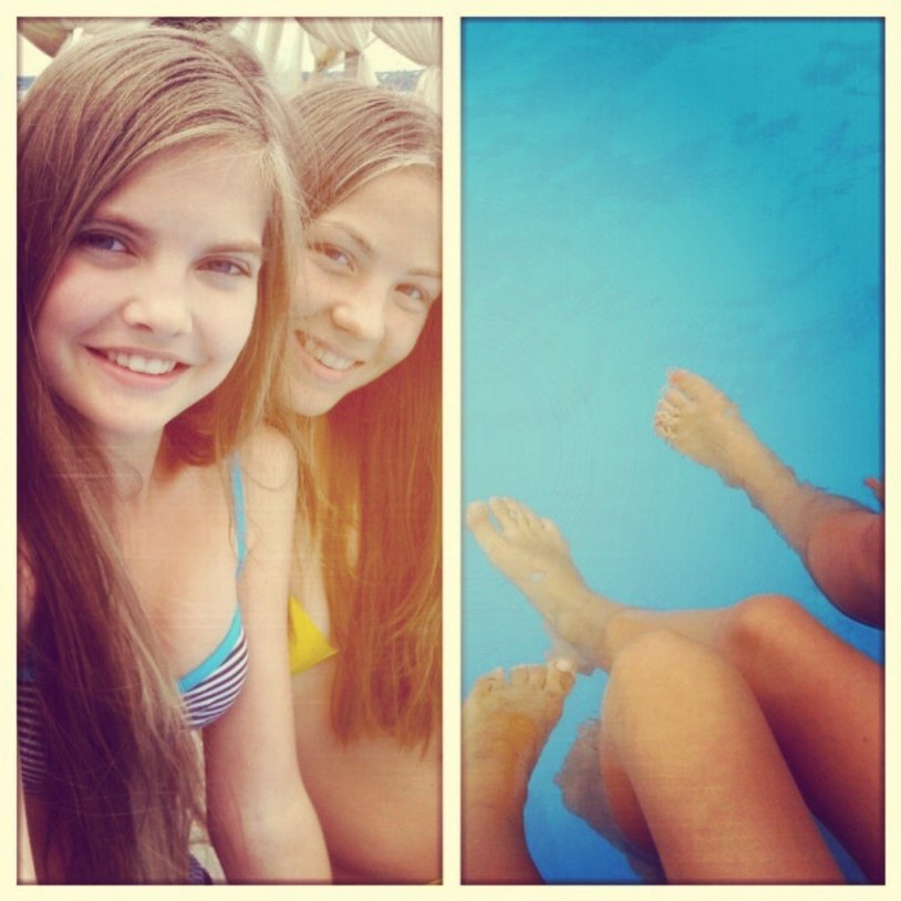 Alina Solopova at sea