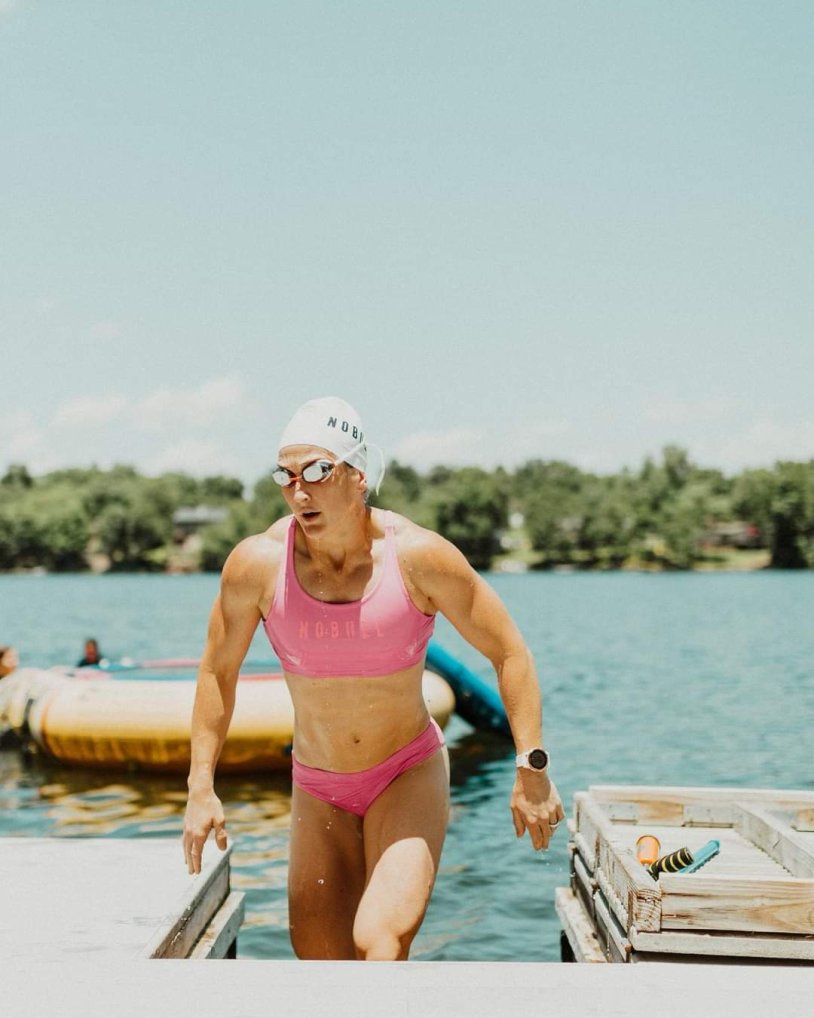 Man swam the Volga Ulyanovsk