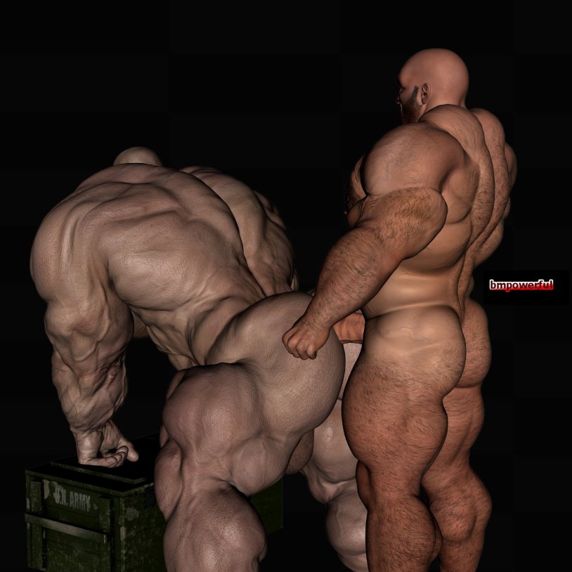 Tipping the abdomen 3D Gay