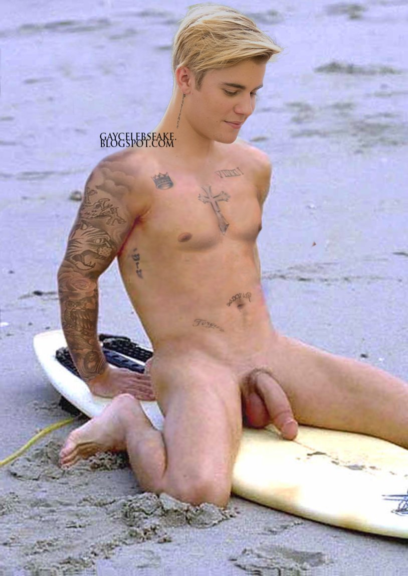 Naked Justin Bieber completely