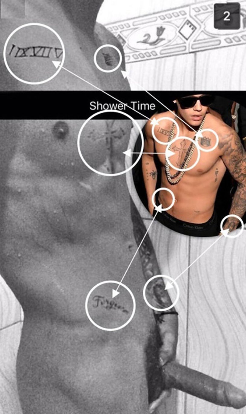 Justin Bieber Naked Dick