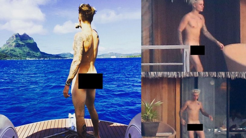 Justin Bieber Naked on Bora