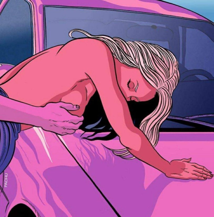 Erotic drawings to Pacha