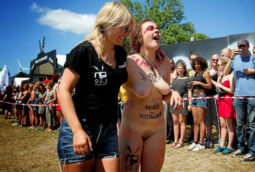 Naked festival without clothes
