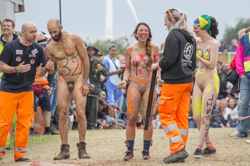 The naked race of the Netherlands