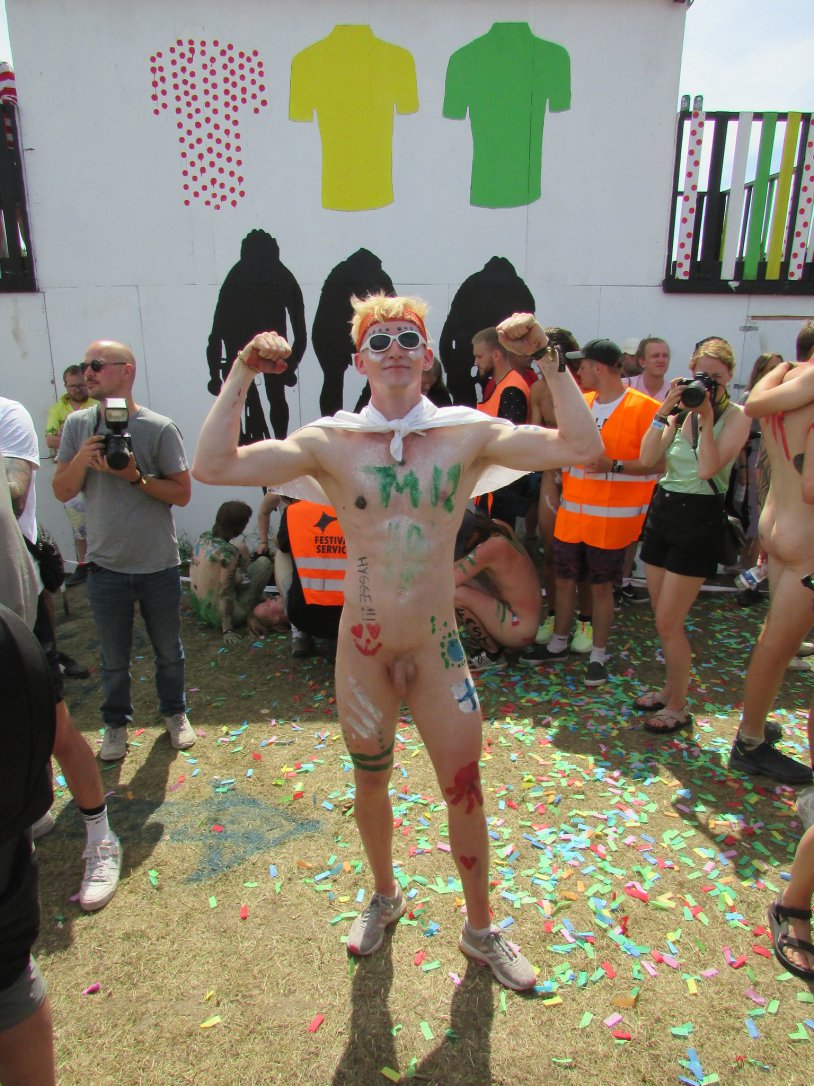 Roskilde naked run festival cfnm