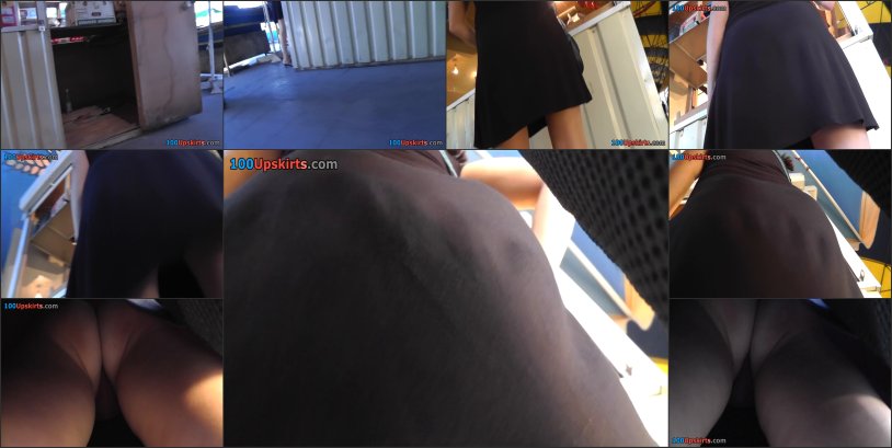 Hidden camera under a skirt