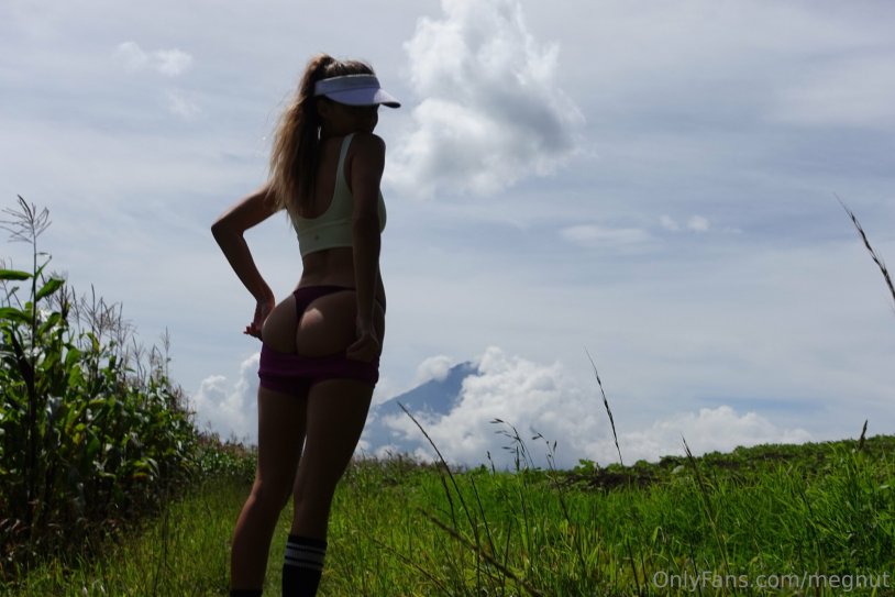 Girls in thongs nature