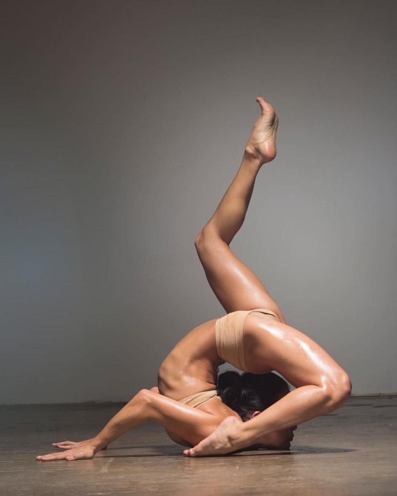 Erotic gymnastic poses