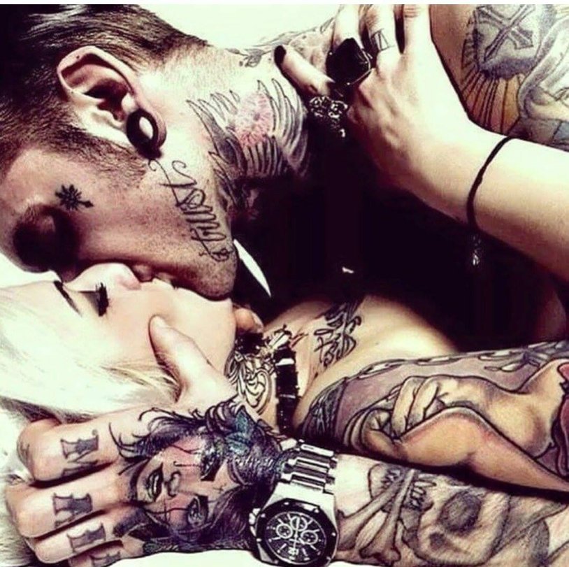 Tattooed couples