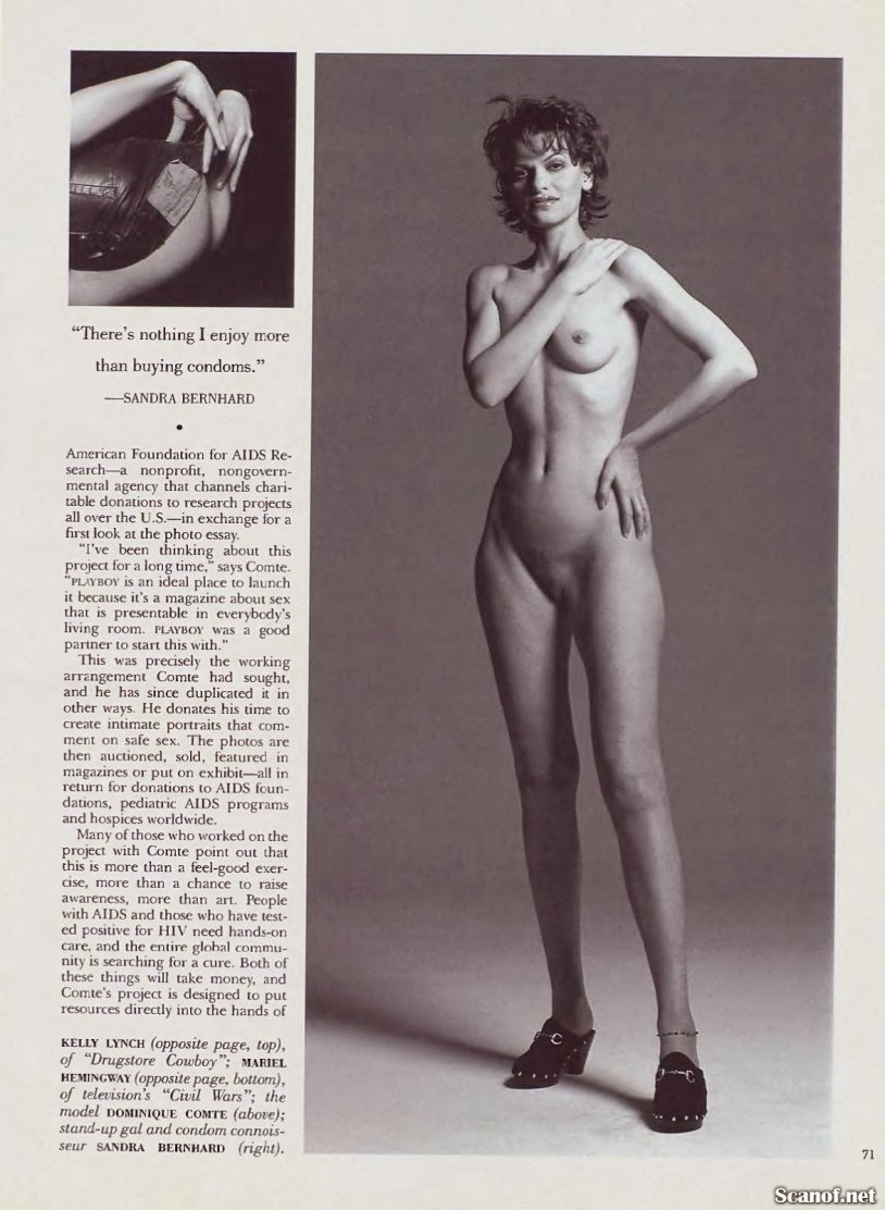 Sandra Bernhard in Playboy