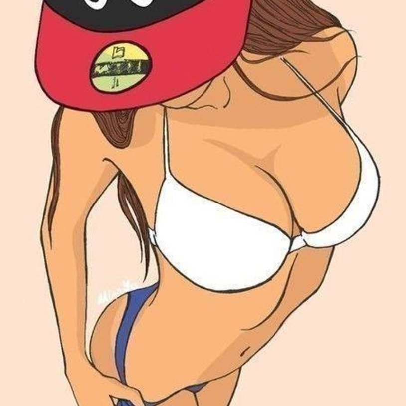 Drawings of girls with a SWAG style pencil