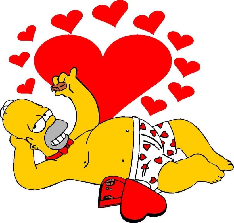 Homer Simpson Valentine's Day