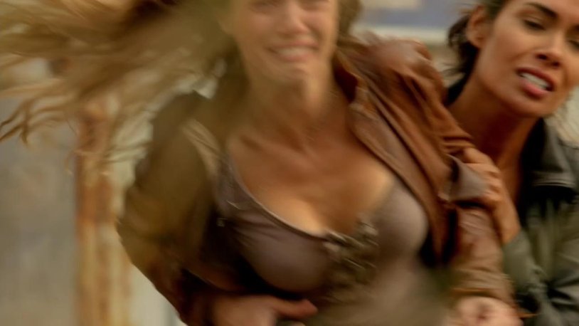 Trace Spiridakos in underwear