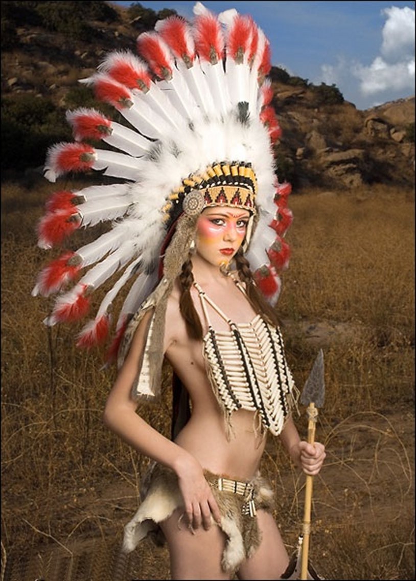 Girls in national costumes nude