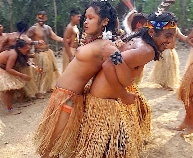 Naked Indians of South America