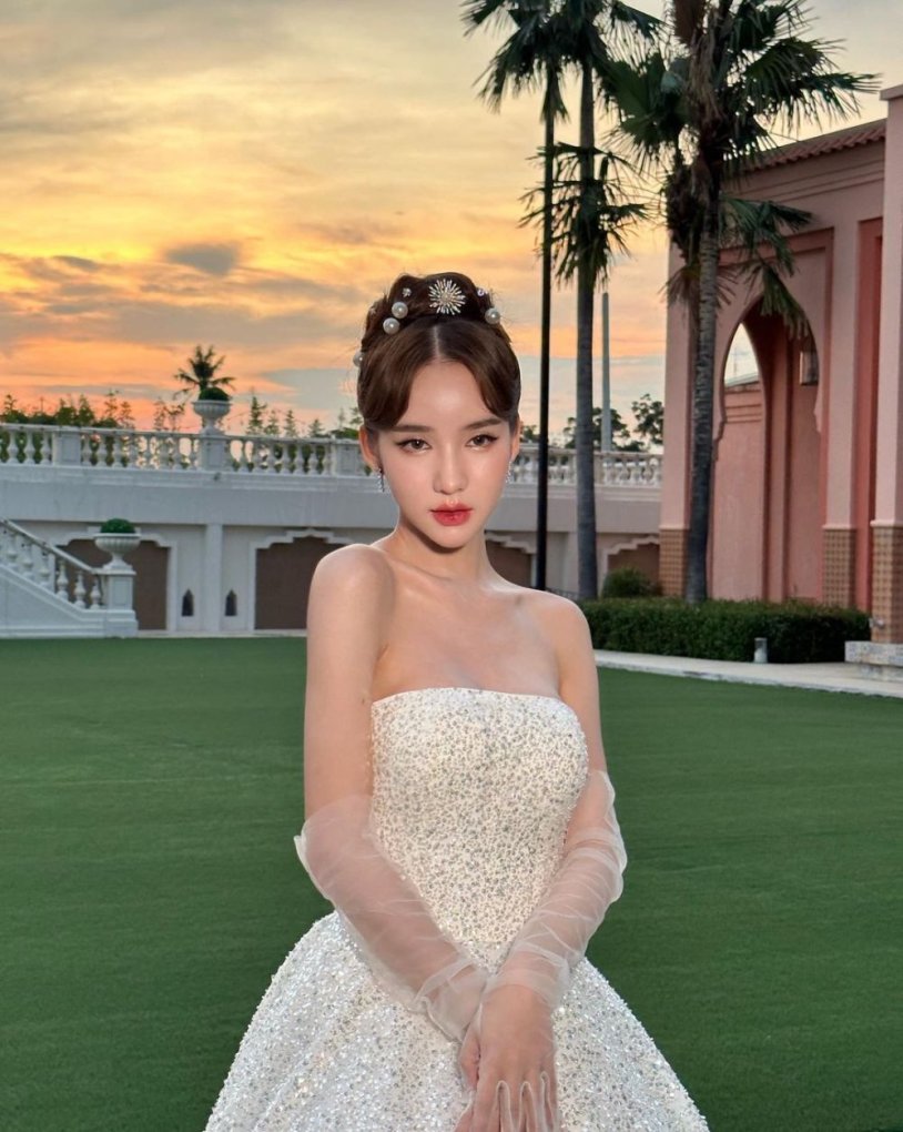 An outfit of the bride