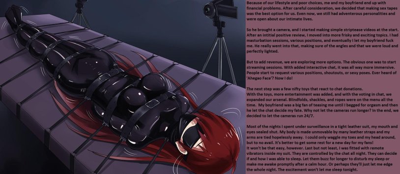 Anime latex Bondage bdsm