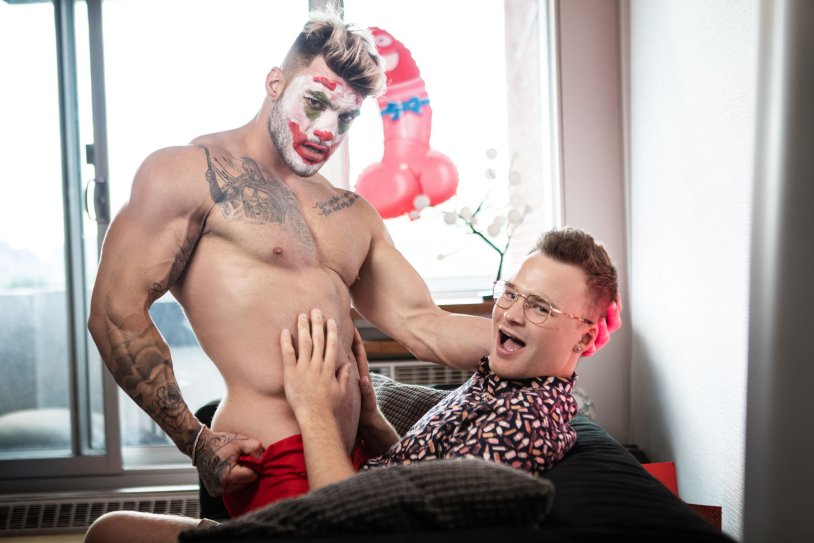 William Seed Naked in a crib