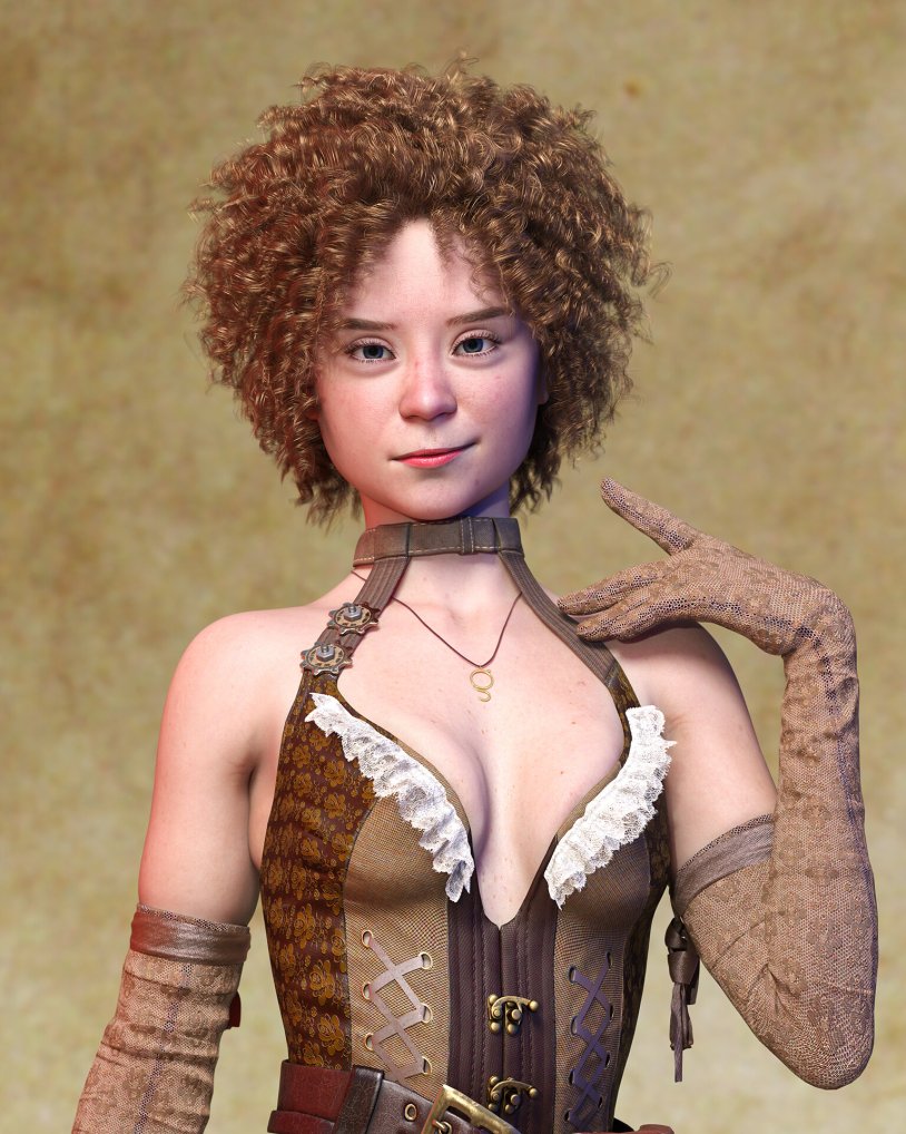 Steampank style suit