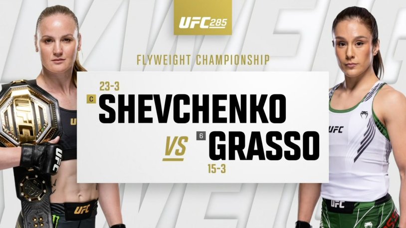 Ufc fight night grasso vs shevchenko