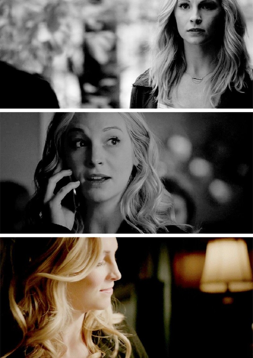 Caroline Forbes and Lizzy
