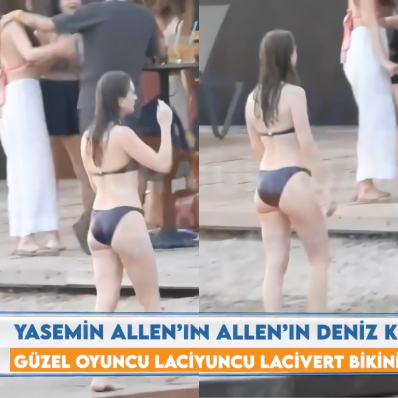 Yasemin allen bikinili