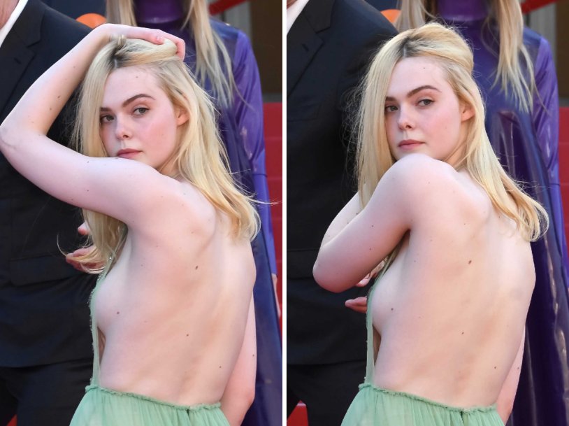 El Fanning Naked