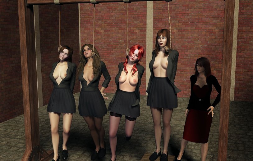 Erotic hanging 3d party