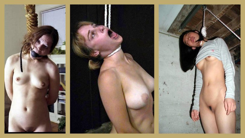 Hanged naked women snuff