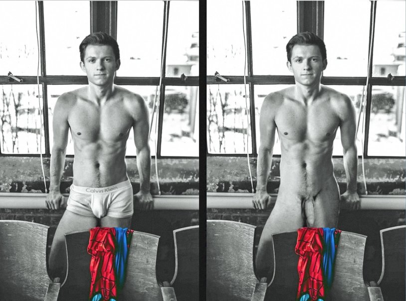 Tom Holland is completely naked