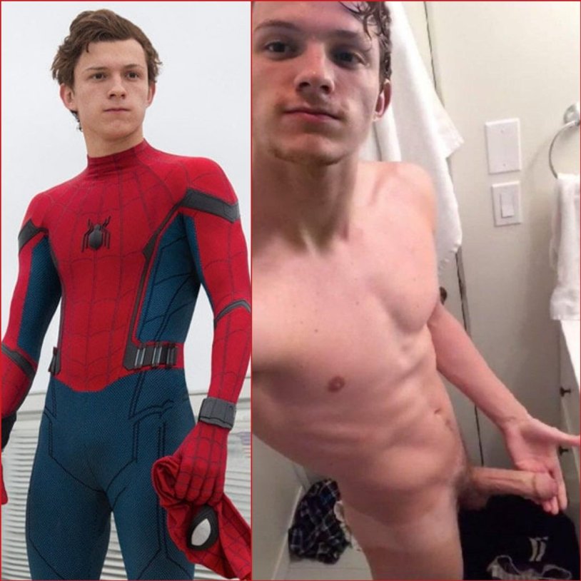 Tom Hollande drain naked