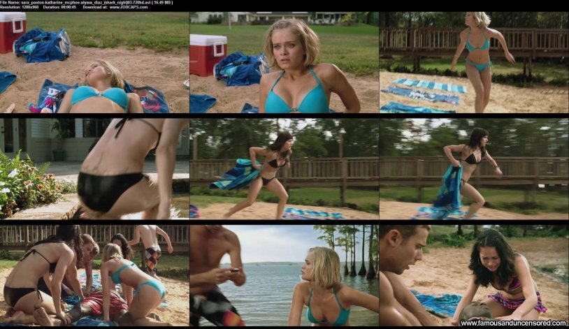 Sarah Pacoston in a swimsuit