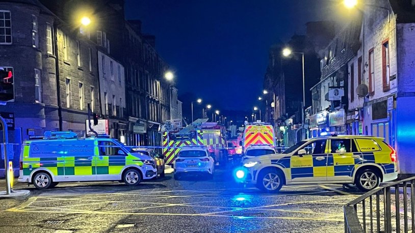 Fire in Scotland Hotel