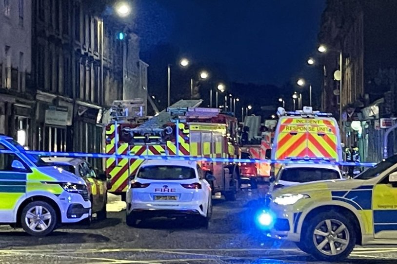 Fire in Scotland Hotel