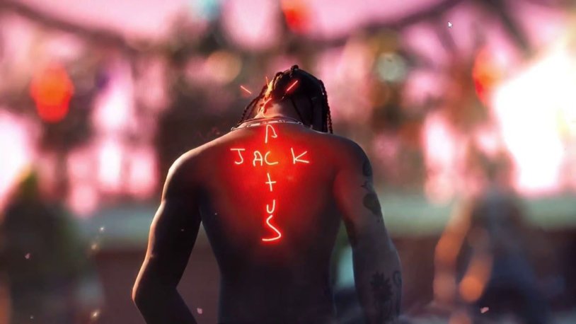 Travis Scott in the game