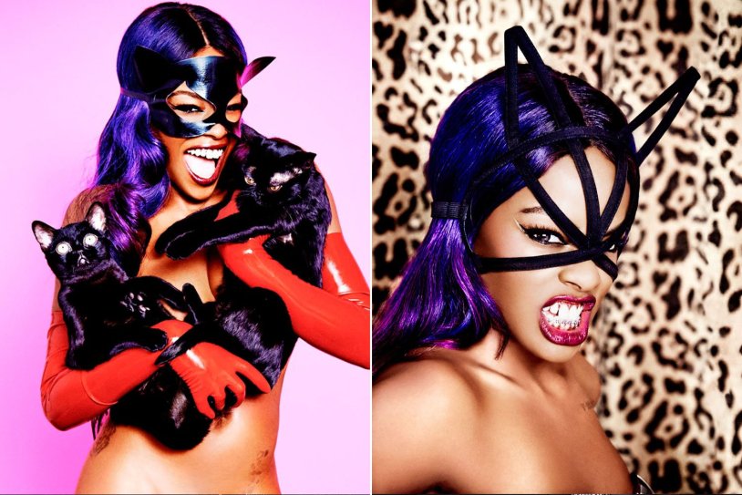 Azealia Banks Topless At Show