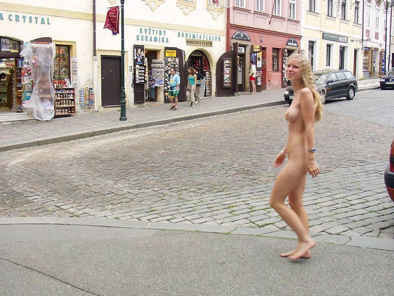 Belonokha Market Naked in public