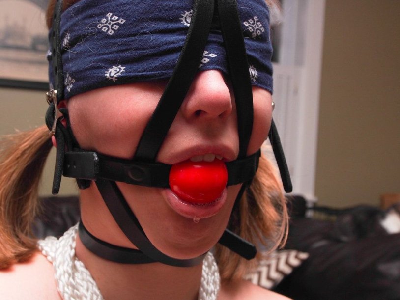 Bdsm bondage gag home