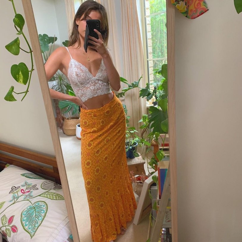Long summer skirt