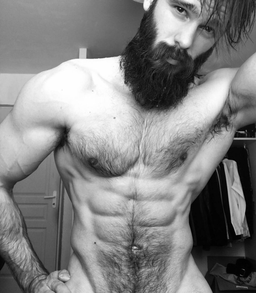 Killian Belliard with a naked beard