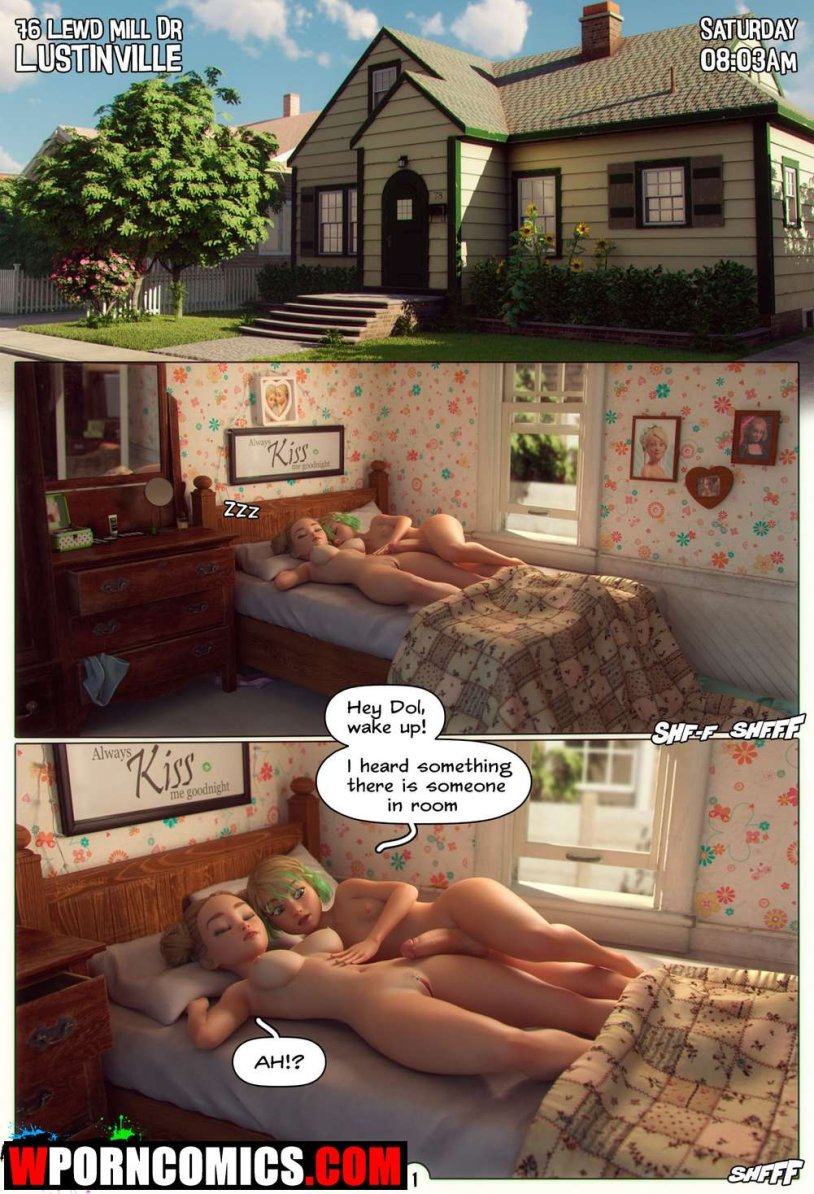 3D Nude Comics Lustinville town