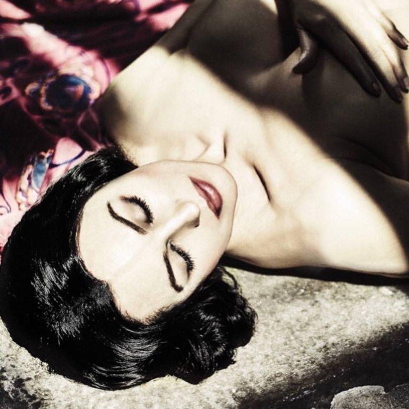 Tim Burton and Monica Bellucci