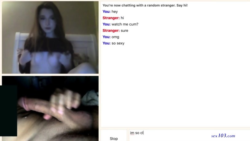 Masturbation of a comb Omegle