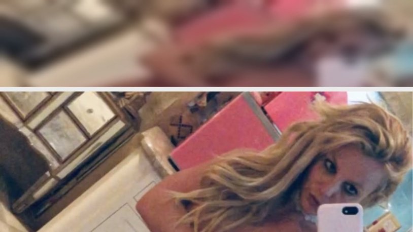 Britney Spears starred topless