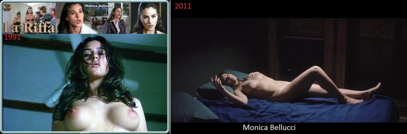 Naked Monica Bellucci shot them in the film
