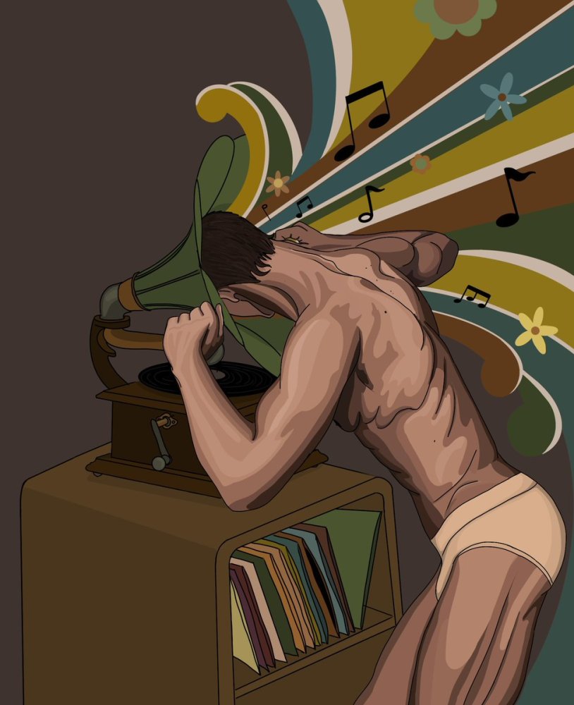 Gramophone Vector
