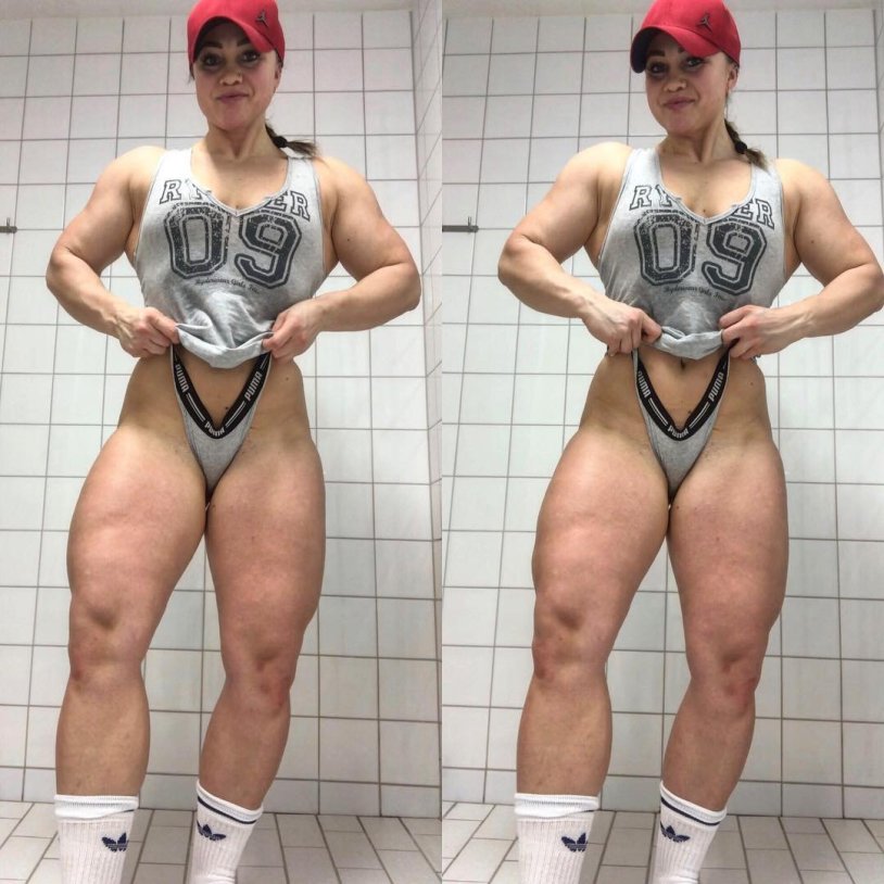 Naked athlete Angelica Enberg